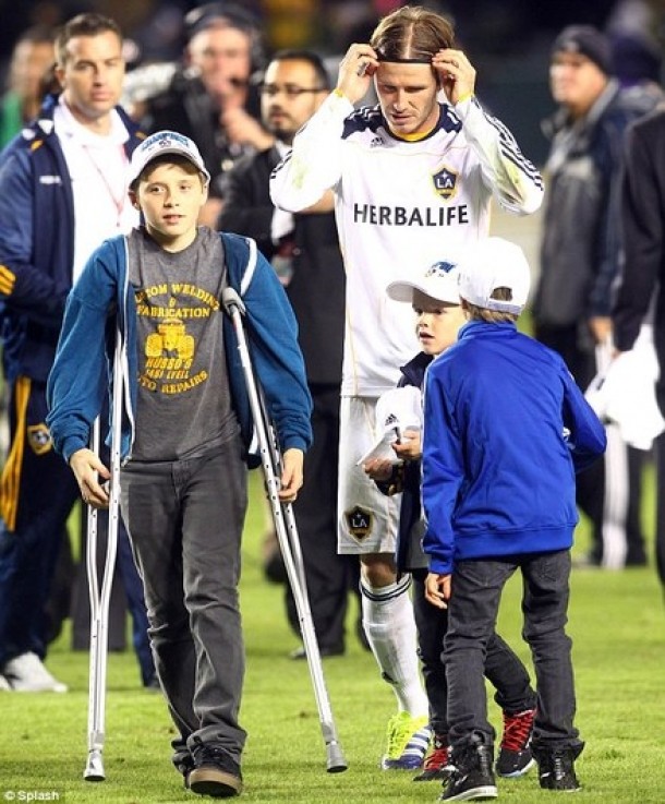 David Beckham, Brooklyn, Romeo si Cruz