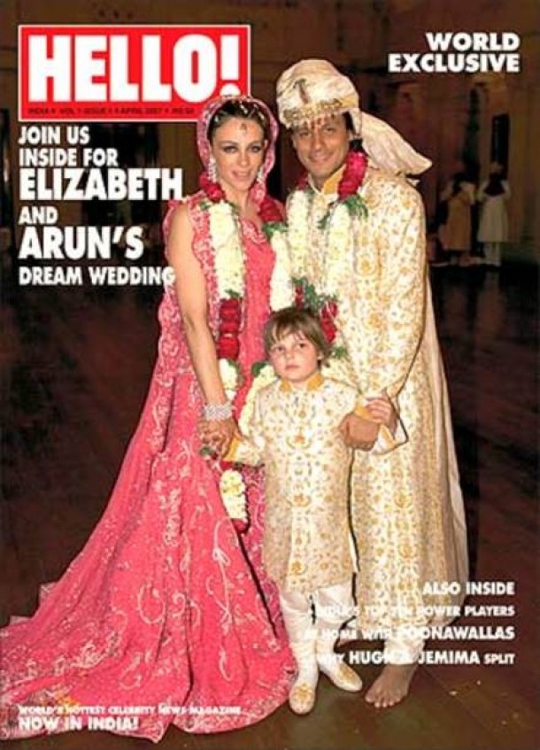 Elizabeth Hurley si Arun Nayar