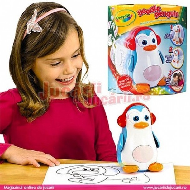 pinguinul-doodle - 119.00 ron - www.jucariidejucarii.ro