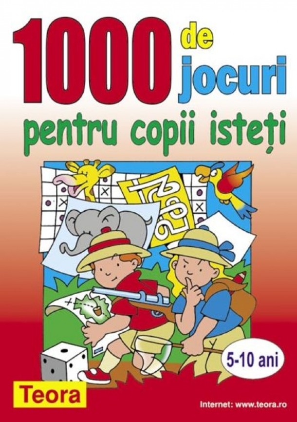 1000 de jocuri pentru copii isteti - 38.00 ron - www.cartiabc.ro