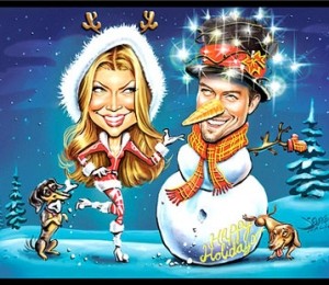 Felicitarea lui Fergie si a lui Josh Duhamel