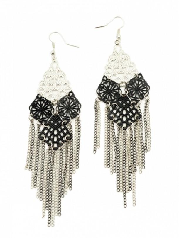 Cercei metalici tip candelabru - Meli Melo 39.99 RON