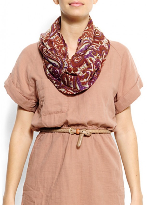 Fular din lana etnic print Mango 29.95 EUR