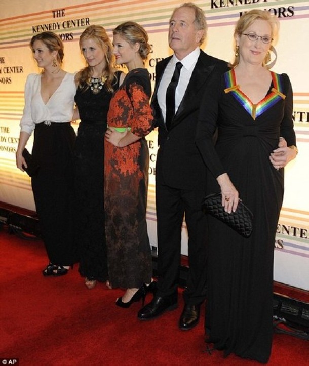 Louisa, Mary, Grace Streep, Don Gummer si Meryl Streep