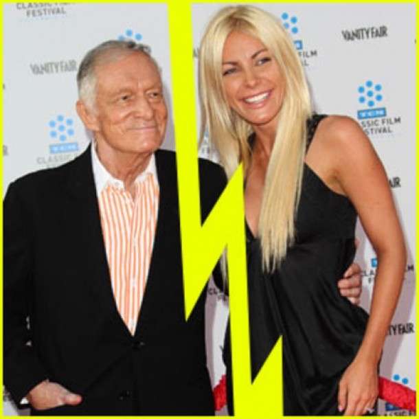 Hugh Hefner si Crystal Harris