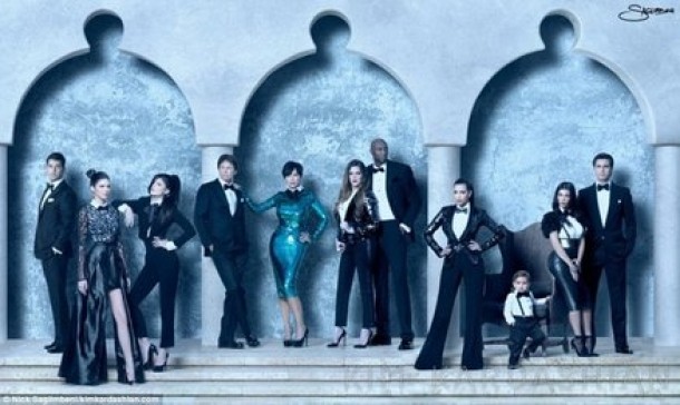Felicitarea familiei Kardashian