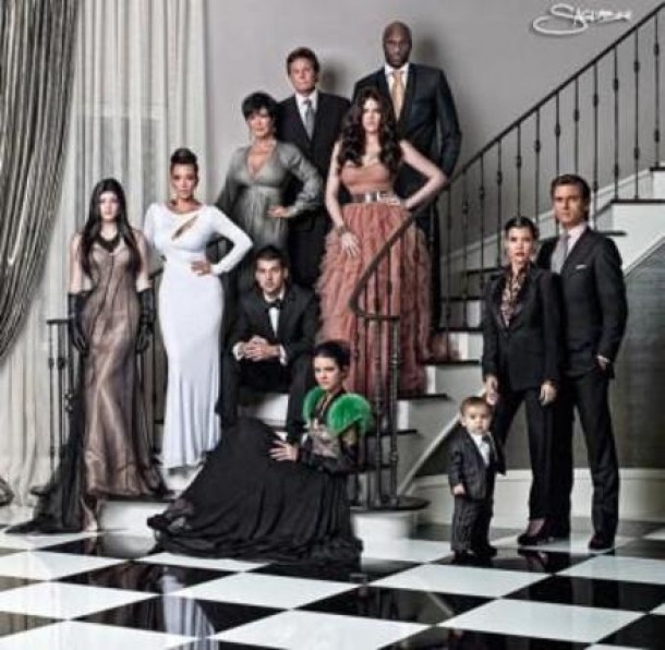Felicitarea familiei Kardashian de anul trecut