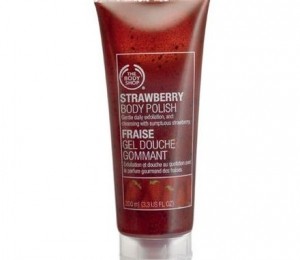 Strawberry Body Polish - Body Shop - 22.50 Lei