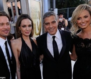 Brad Pitt, Angelina Jolie, George Clooney si Stacy Kiebler