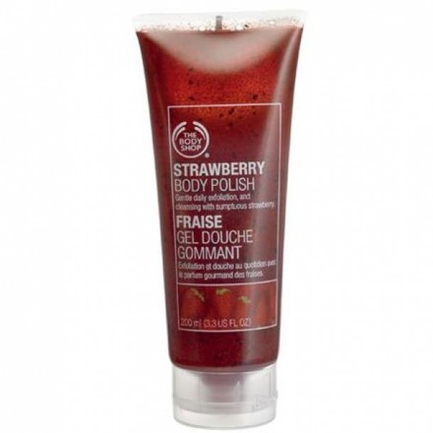 Strawberry Body Polish - Body Shop - 22.50 Lei