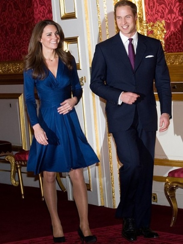 Kate Middleton si Printul William la ceremonia de logodna
