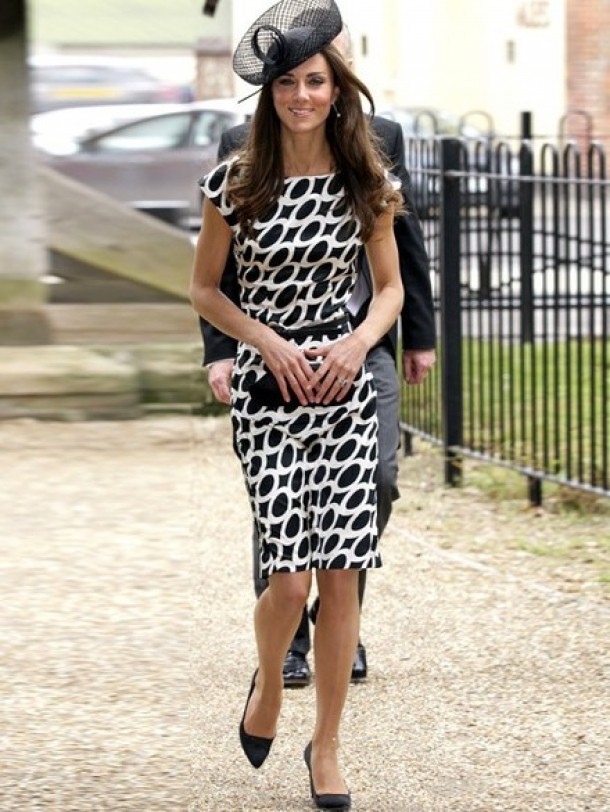 Kate Middleton la nunta unor prieteni