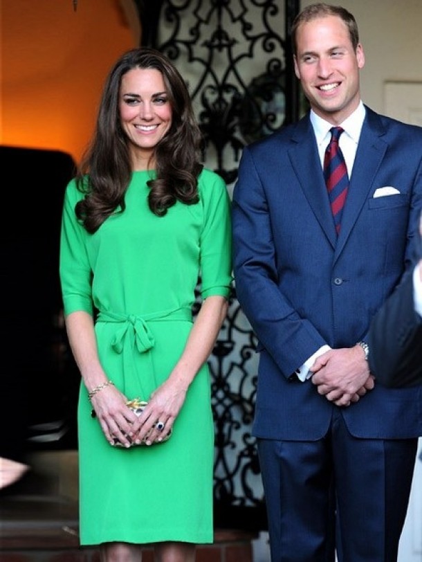 Kate Middleton si Printul William la petrecerea data de consulul general al Marii Britanii