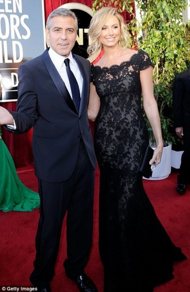 George Clooney si Stacy Keibler