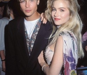 Christina Applegate si Brad Pitt