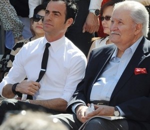 Justin Theroux, alaturi de tatal actitei