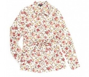 T!NA R - Camasa cu imprimeu floral trandafiri englezesti 129 lei