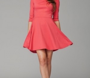 Maxine - Rochie retro corai 179 lei