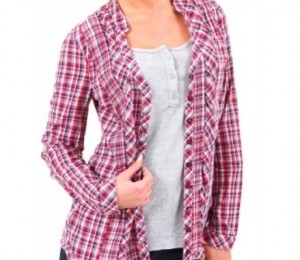 ReadyToWear.ro - Camasa 2in1 Red-Grey 49 lei