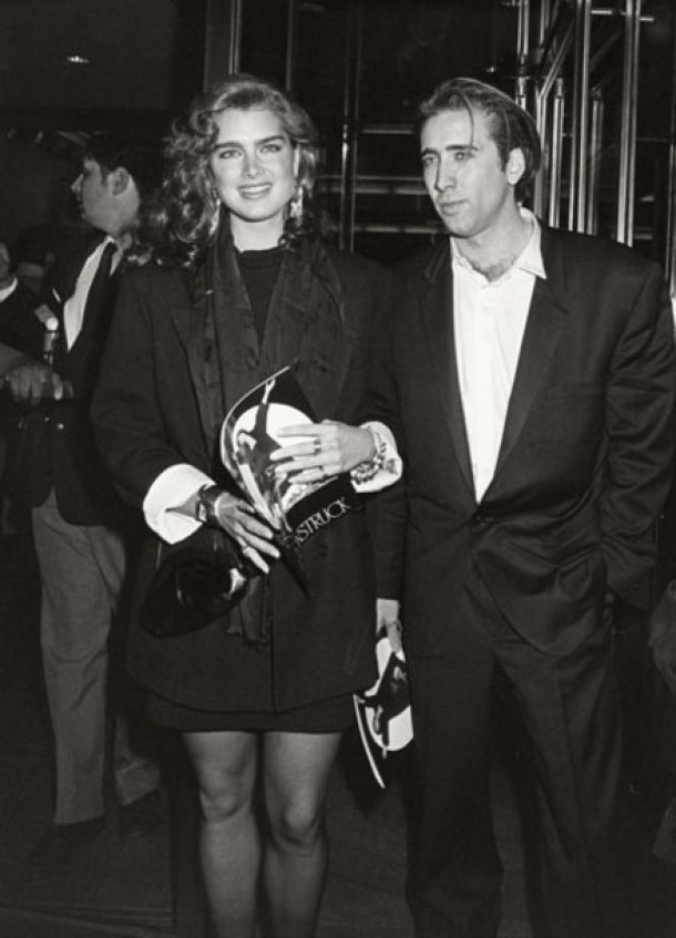 Brooke Shields si Nicholas Cage