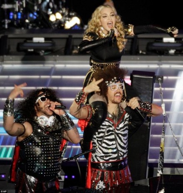 Madonna si LMFAO