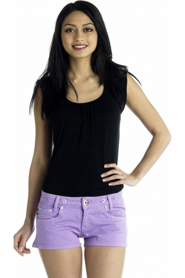 Fashionup! - Pantaloni scurti violet Diesel 120.74 lei