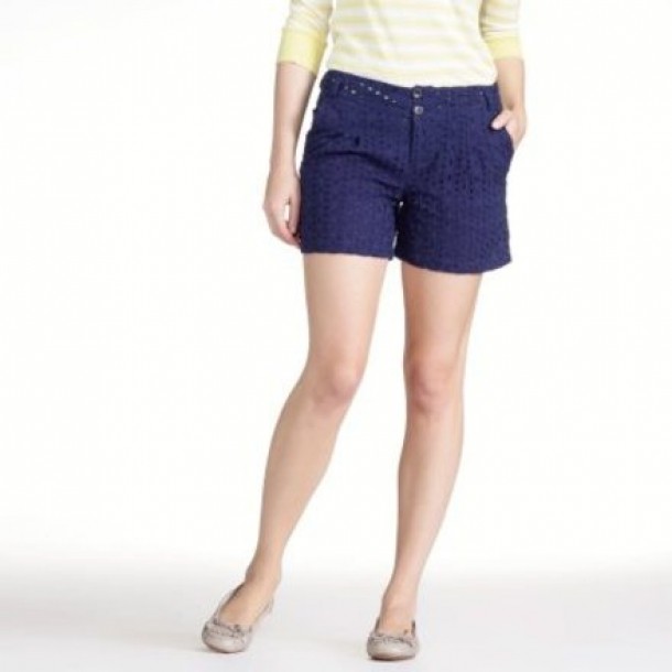 La Redoute - Pantaloni scurti cu broderie englezeasca