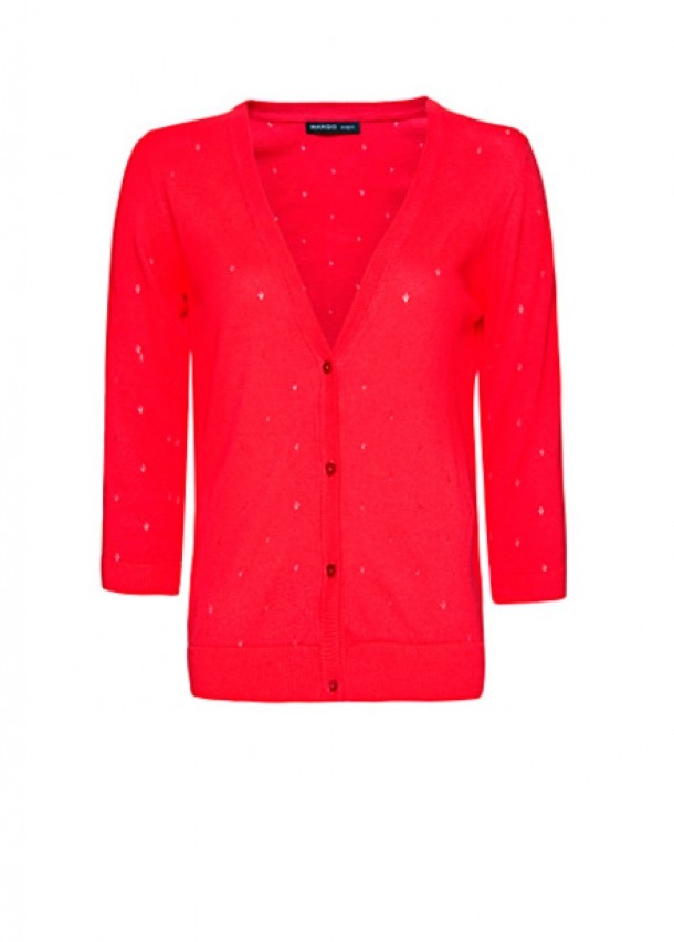 Mango - Cardigan cu maneci trei sferturi 22.99 EUR