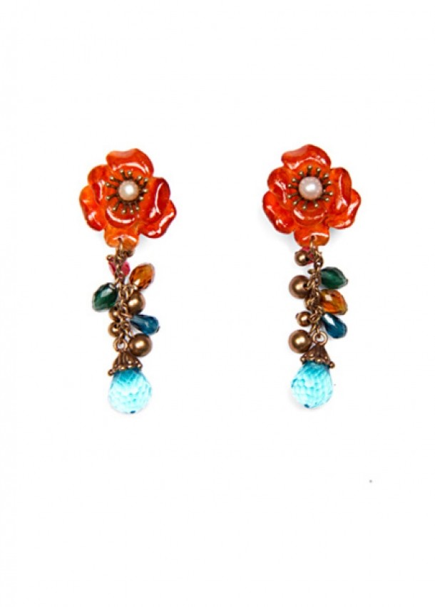 Cercei florali - Mango