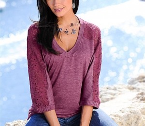 Bluza cu dantela Bonprix - 64.90 RON