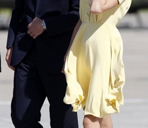 Kate si William, pe aeroportul din Calgary