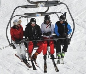 aprilie 2012 - La ski - Trois Vallees, alaturi de familie