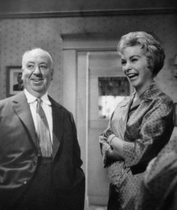 Alfred Hitchcock si Janet Leigh