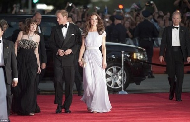 Kate si William la Belasco Theatre in Los Angeles