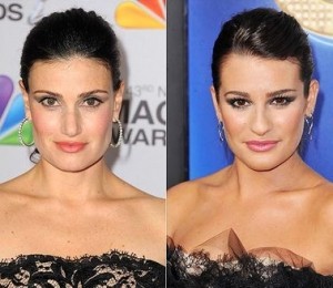 Idina Menzel si Lea michele