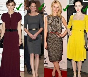 Asa da: Keira Knightley, Kate Middleton, Claire Danes, Emily Blunt