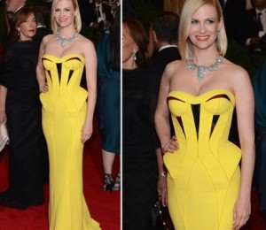 January Jones, la MET Gala 2012