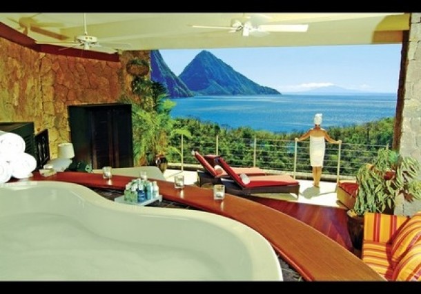 Jade Mountain, Insulele Caraibe