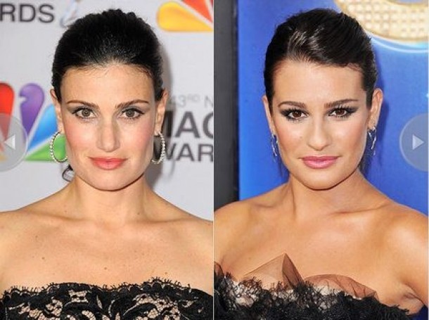 Idina Menzel si Lea michele
