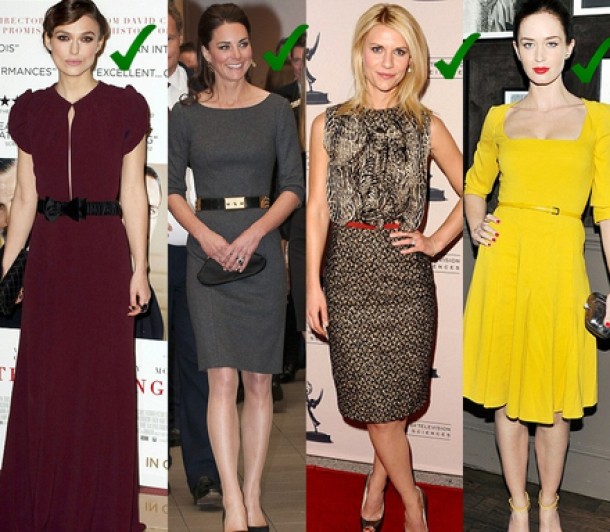 Asa da: Keira Knightley, Kate Middleton, Claire Danes, Emily Blunt