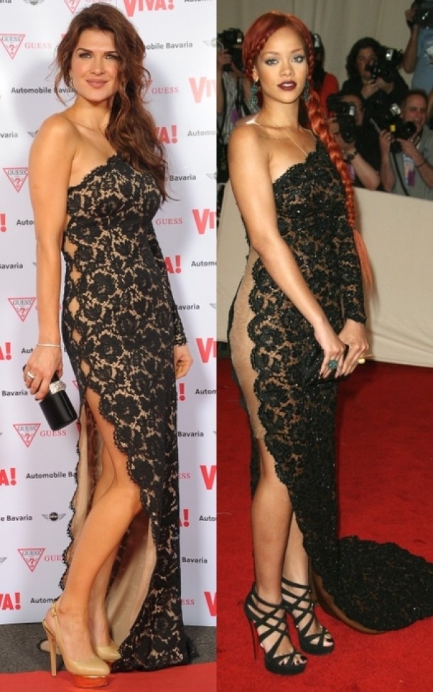 Monica Barladeanu si Rihanna