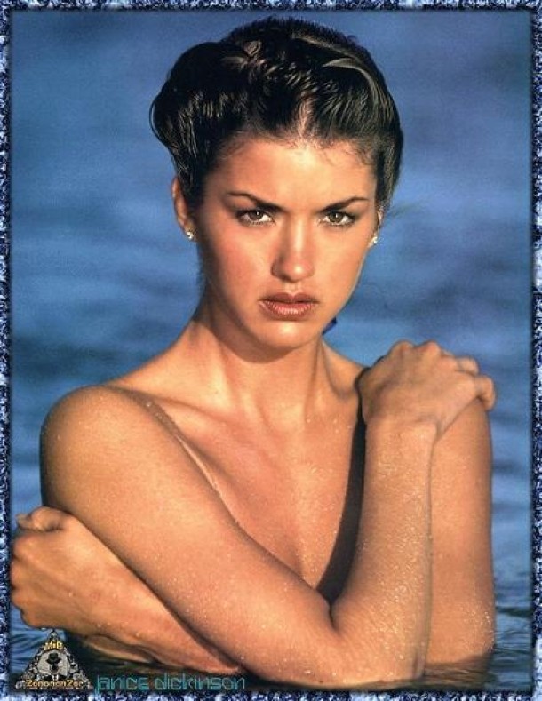 Janice Dickinson, in tinerete