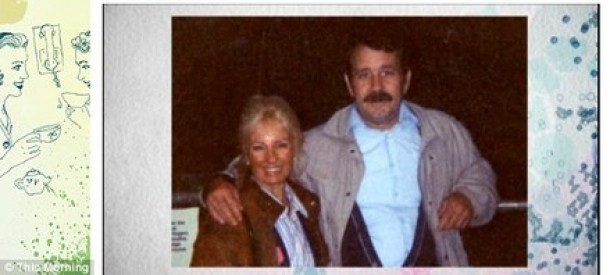 Joan, impreuna cu fostul ei sot