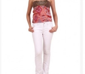 jeansi albi fashionup.o 69 lei