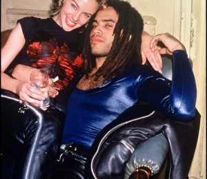 Kylie Minogue si Lenny Kravitz