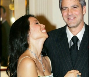 George Clooney si Lucy Liu