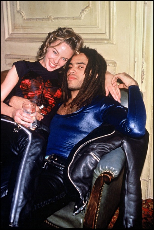 Kylie Minogue si Lenny Kravitz