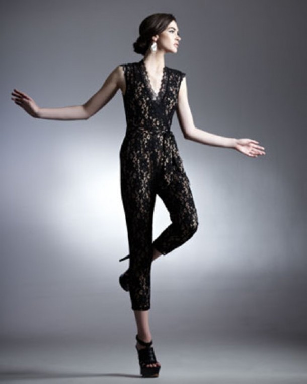 Neimanmarcus.com - Alice by Temperly Kitty Lace Jumpsuit
