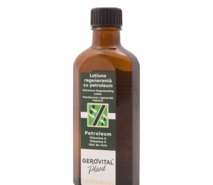 Lotiunea regeneranta cu petroleum Gerovital Plant Tratament