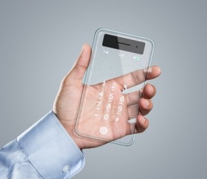 Smartphone transparent Windows